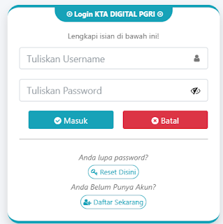 Register PGRI Semarang - Persatuan Guru Republik Indonesia Cabang Semarang
